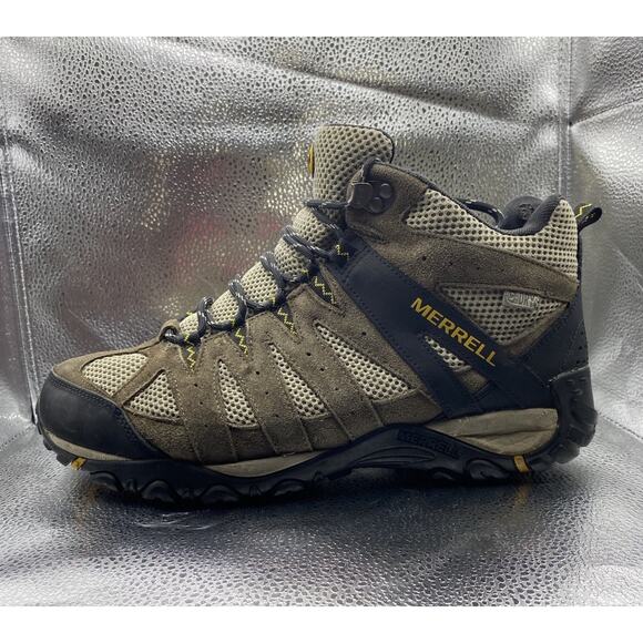 MERRELL WIDE WIDTH “Accentor 3” Men’s Hiking Boot Size 11W Dark Brown Waterproof - Picture 1 of 12